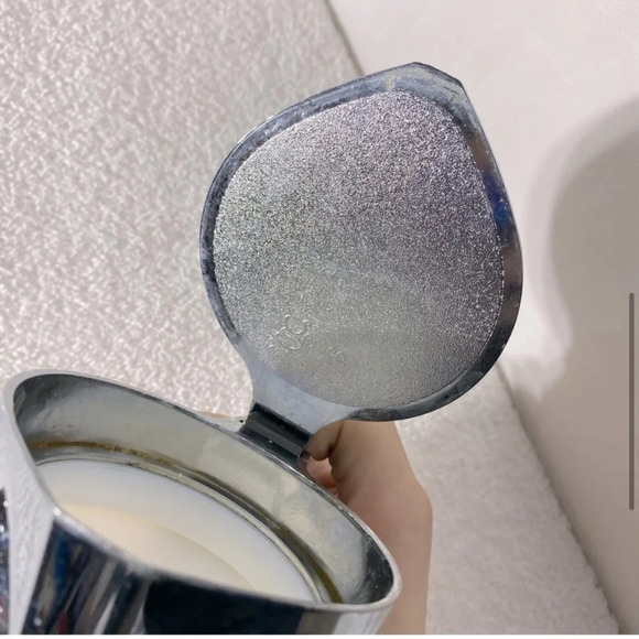 Vintage Spice Of Life Pot A Crème White  Milk Glass Flip Top Creamer - Picture 7 of 11